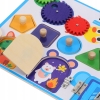 Polecamy - Kreatywna Tablica Manipulacyjna Montessori Sensoryczna Edukacyjna Nauka